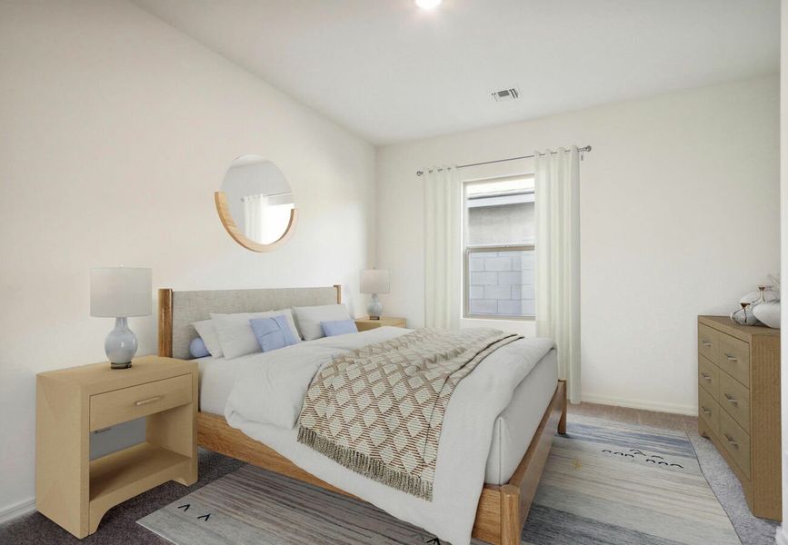 Furnished interior in a model home at Amarillo Creek in Maricopa (Image 23).