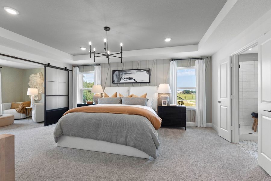 Furnished interior in a model home at Acuera Estates in Apopka (Image 15).