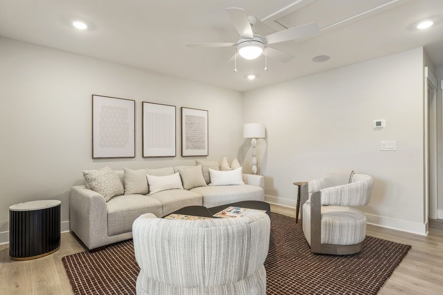 Furnished interior in a model home at South Park in Piedmont (Image 31).