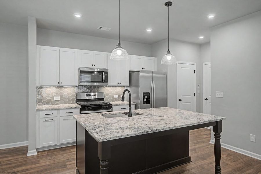 Furnished interior in a model home at Sawmill Creek in Austell (Image 13).