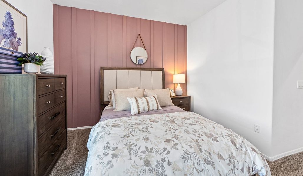 Furnished interior in a model home at Barnett Village in Marana (Image 32).