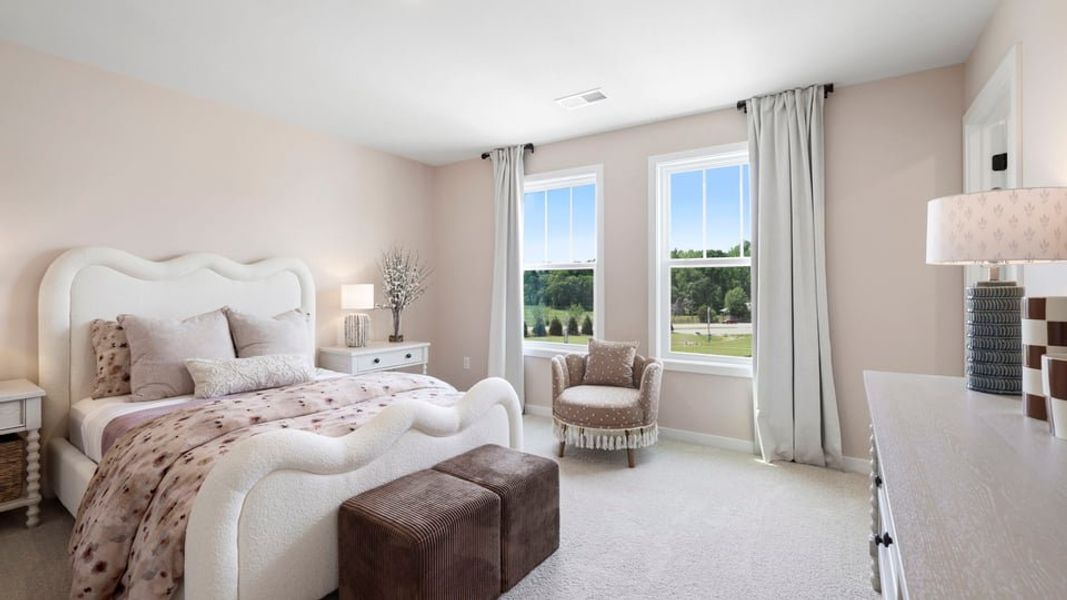 Furnished interior in a model home at Sycamore Cove in Woodruff (Image 26).