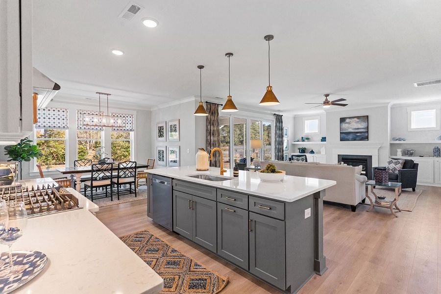 Furnished interior in a model home at Windwater in Hampstead (Image 11). Furnished interior in a model home at Windwater in Hampstead (Image 11).