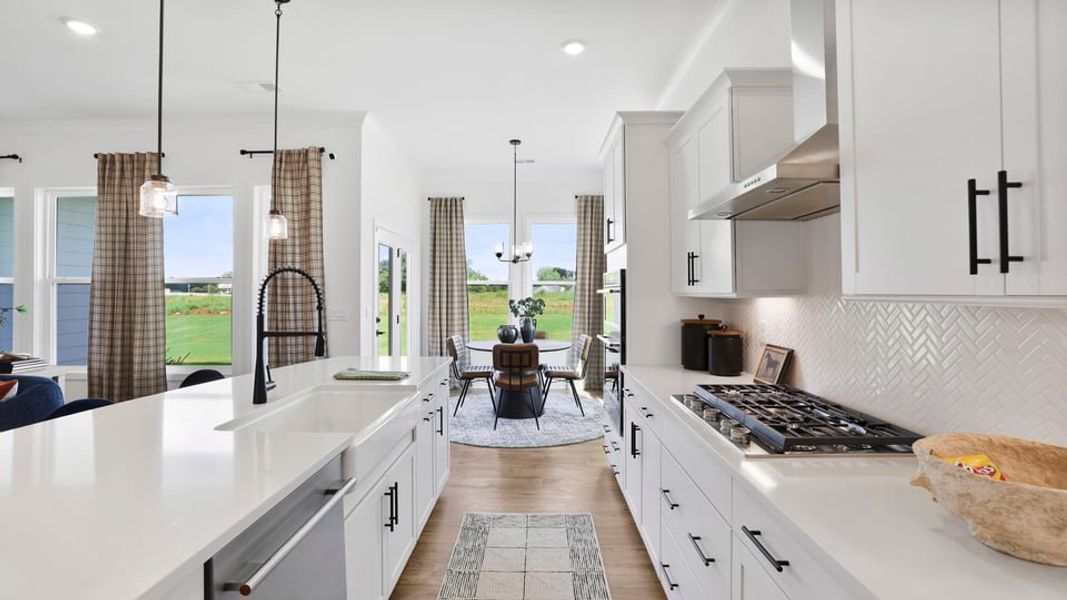 Furnished interior in a model home at Williams Ridge in Woodruff (Image 15).