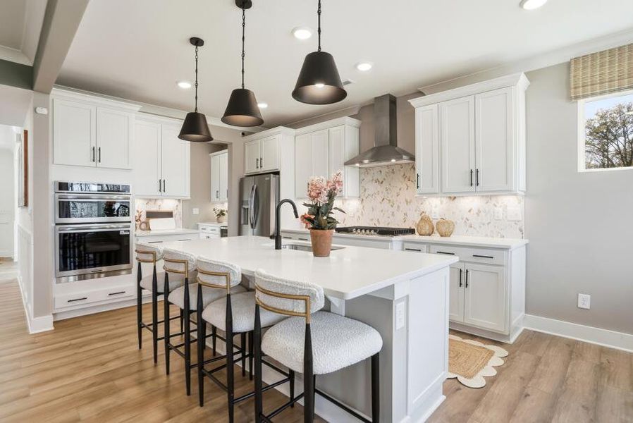 Furnished interior in a model home at Waterford Commons in Rock Hill (Image 7).