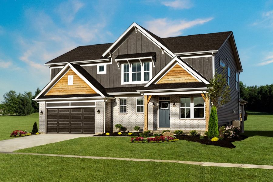 Front exterior of a home in the Lochmoor at Savannah Lakes community, located in Dallas, GA (Image 11).