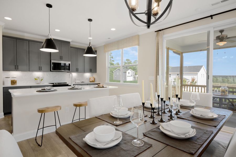 Furnished interior in a model home at Riverfall in Angier (Image 8). Furnished interior in a model home at Riverfall in Angier (Image 8).