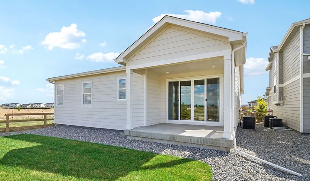 Exterior details of a home in Redstone at Sterling Ranch, Colorado Springs (Image 2).