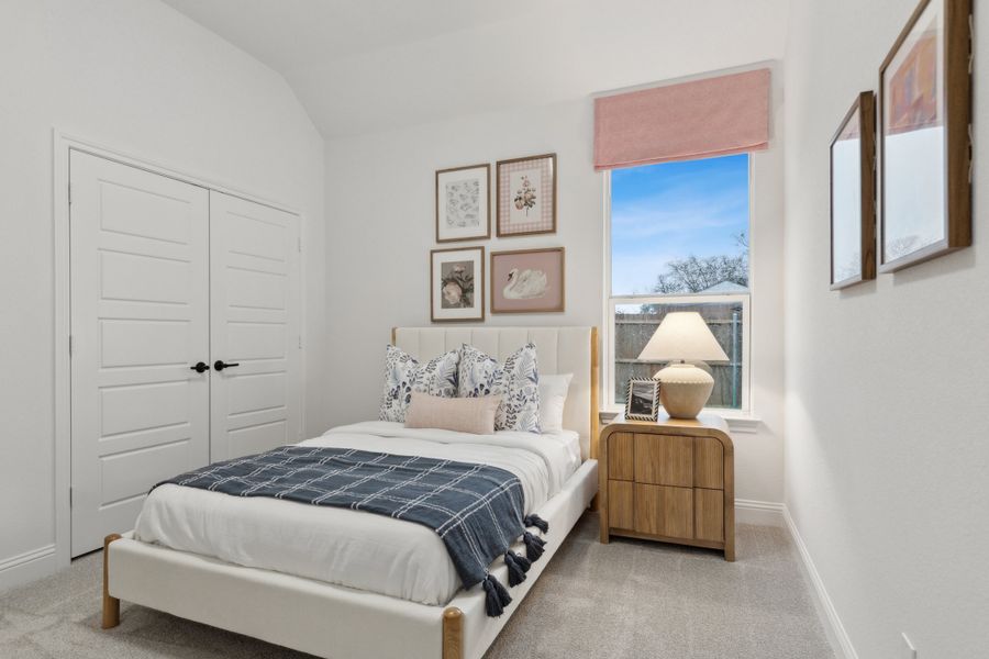 Furnished interior in a model home at Lovers Landing in Forney (Image 22).