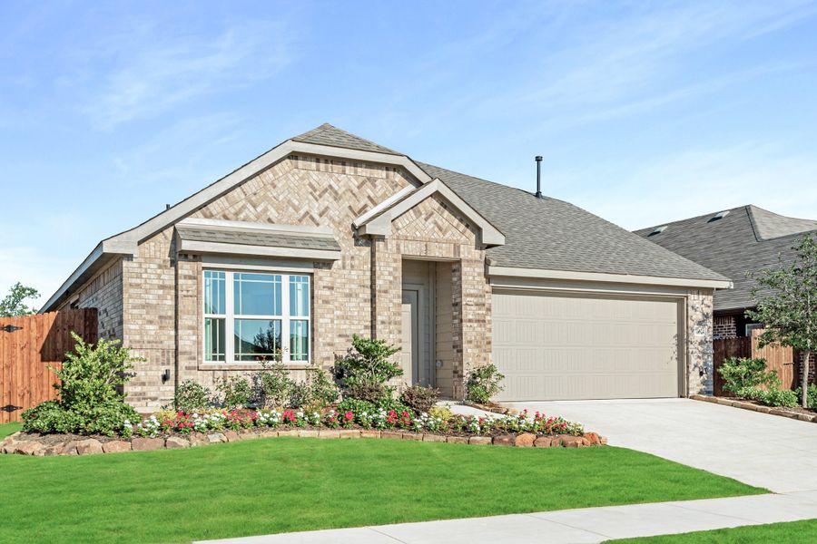 Hulen Trails Redbud II Model. Hulen Trails Elements New Homes in Fort Worth, TX