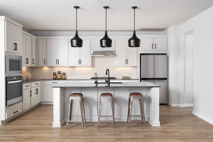 Furnished interior in a model home at La Cima in San Marcos (Image 13). Furnished interior in a model home at La Cima in San Marcos (Image 13).