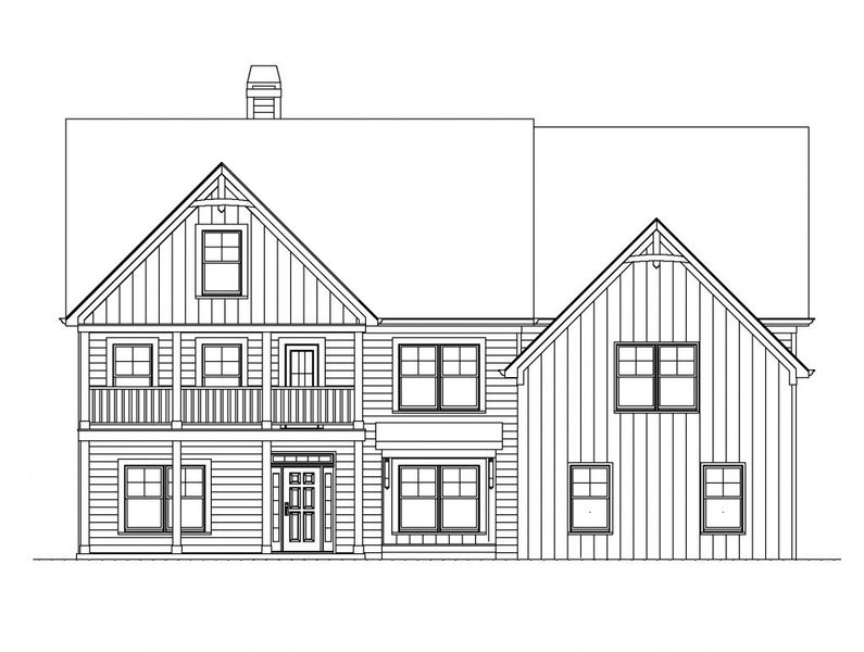 Architectural rendering of home exteriors planned for Lamar Farms in Newnan, GA (Image 3). Architectural rendering of home exteriors planned for Lamar Farms in Newnan, GA (Image 3).