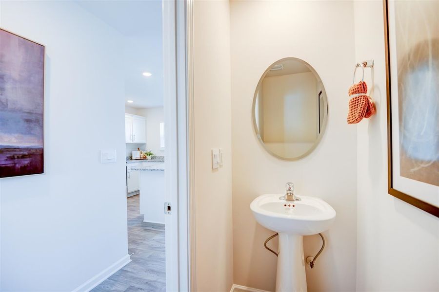 Furnished interior in a model home at Laurel Ridge in Greenville (Image 26).