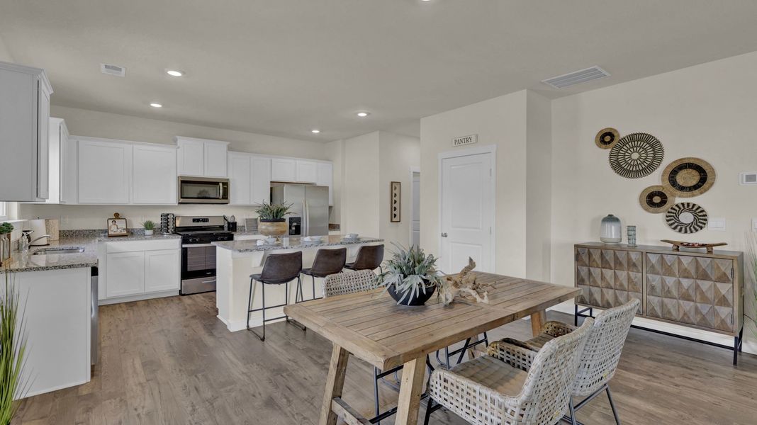 Furnished interior in a model home at Polo Fields in Kingsport (Image 21).
