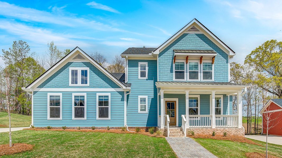 Front exterior of a home in the Brush Arbor community, located in McDonough, GA (Image 11).