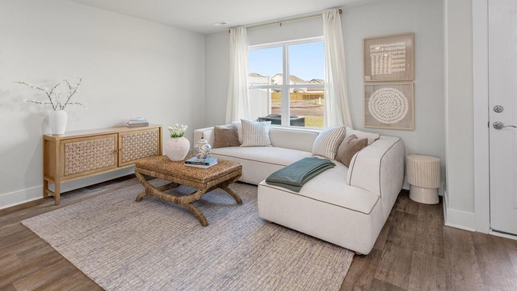 Furnished interior in a model home at The Landing at Sidbury Station in Castle Hayne (Image 10). Furnished interior in a model home at The Landing at Sidbury Station in Castle Hayne (Image 10).