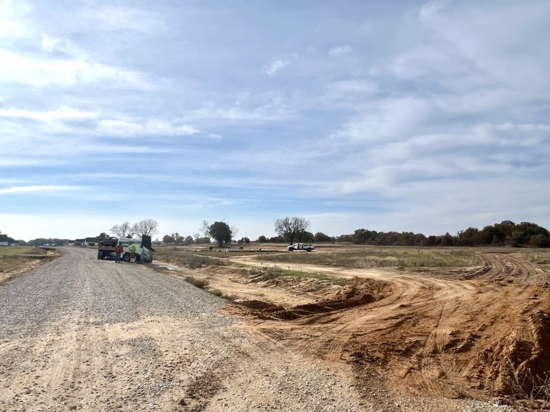 Site preparation and early development at Zion Valley in Poolville, TX (Image 21).