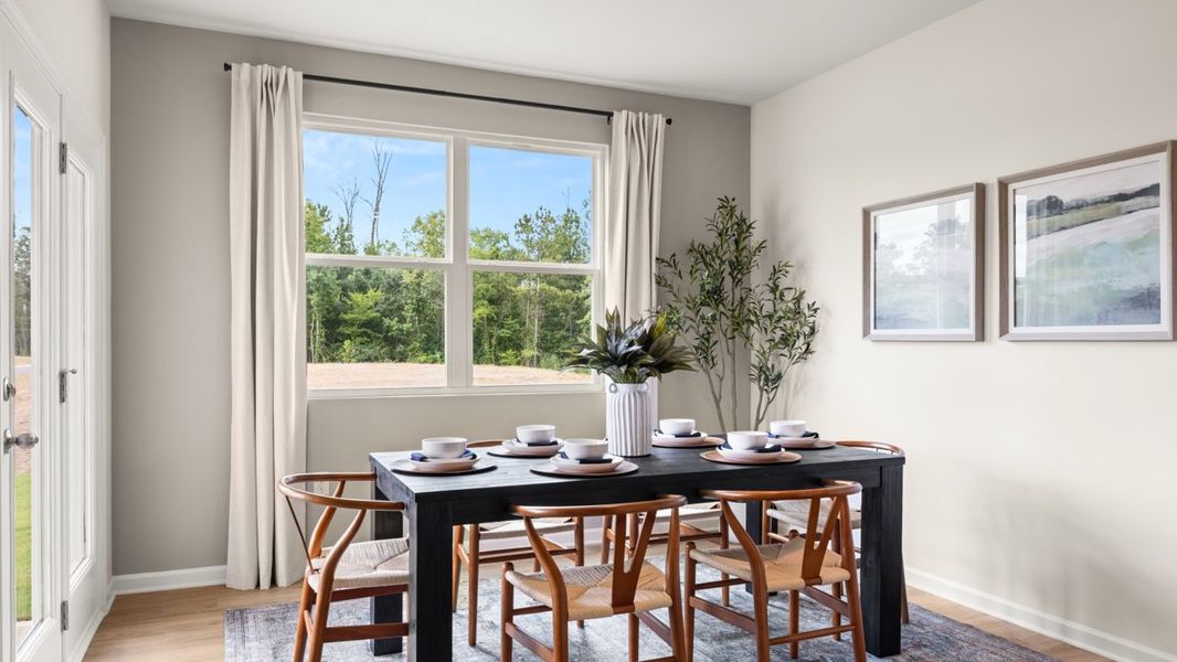 Furnished interior in a model home at Northberry in Rome (Image 28).