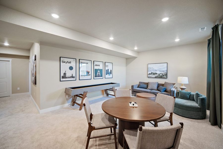 Furnished interior in a model home at Aspen Meadows-4 in Colorado Springs (Image 38).