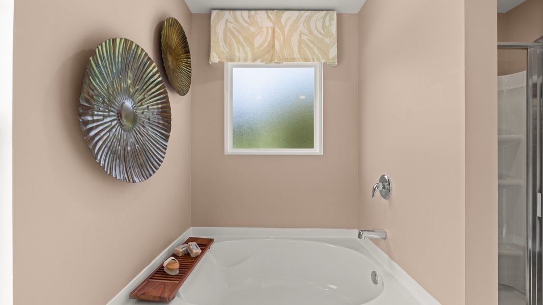 Furnished interior in a model home at Brooks Station in Dacula (Image 42). Furnished interior in a model home at Brooks Station in Dacula (Image 42).