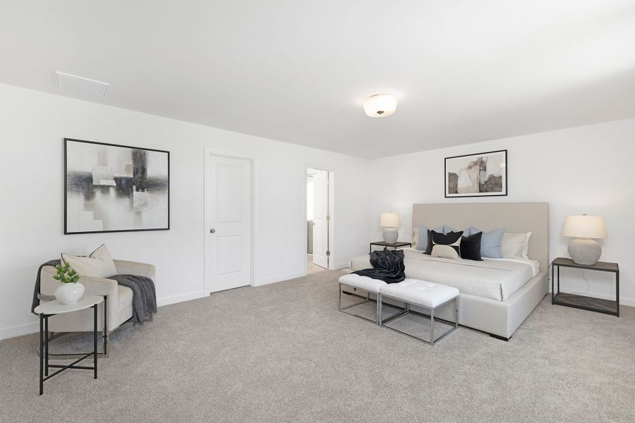 Furnished interior in a model home at Parc Northwest in Elon (Image 21). Furnished interior in a model home at Parc Northwest in Elon (Image 21).