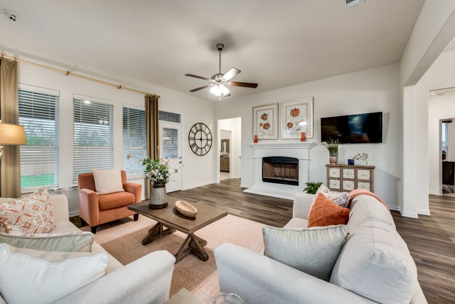 Furnished interior in a model home at Green Meadows in Anna (Image 20).