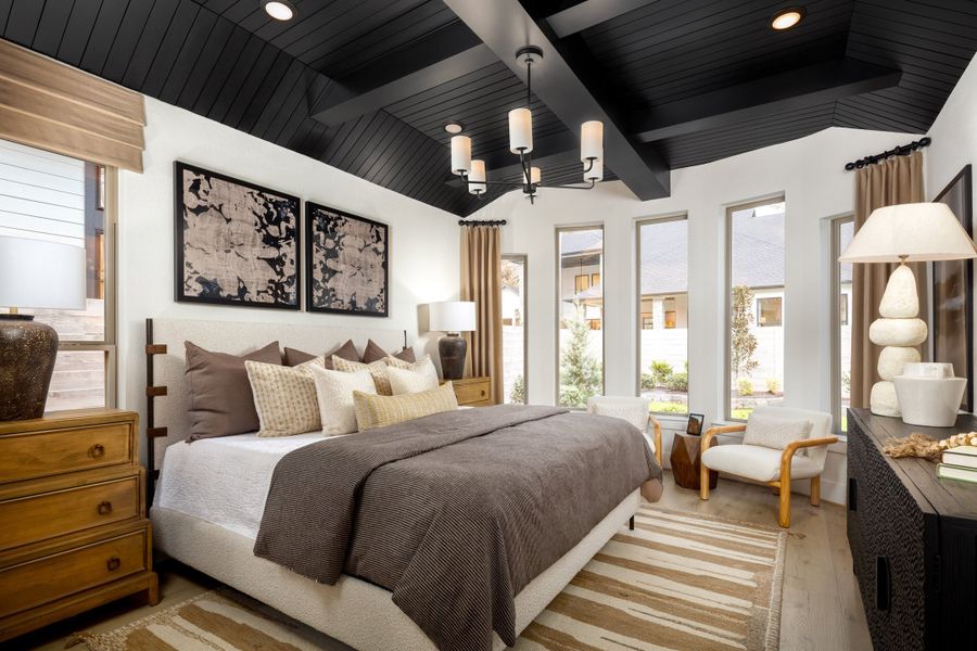 Furnished interior in a model home at Two Step Farm in Montgomery (Image 8).