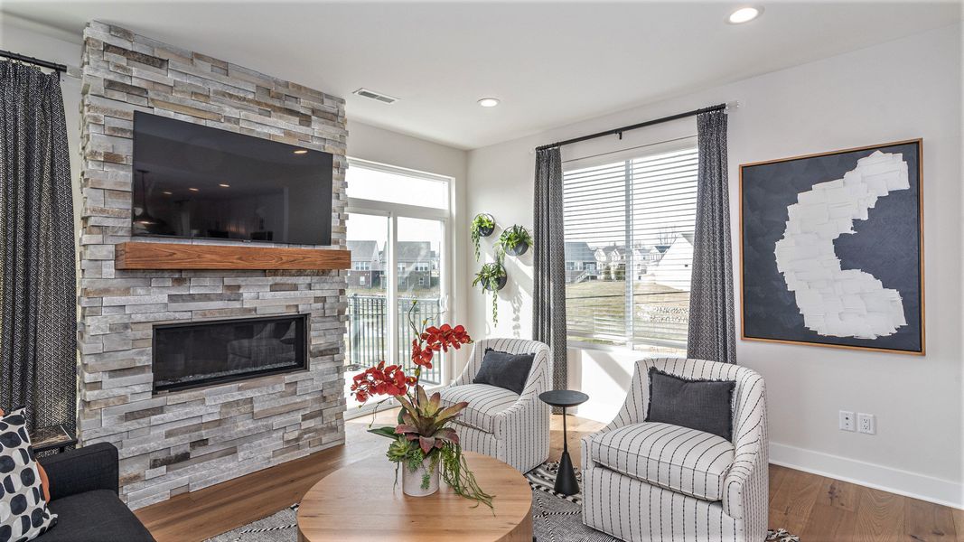 Furnished interior in a model home at Bristol Ridge Townhomes in Ann Arbor (Image 10). Furnished interior in a model home at Bristol Ridge Townhomes in Ann Arbor (Image 10).