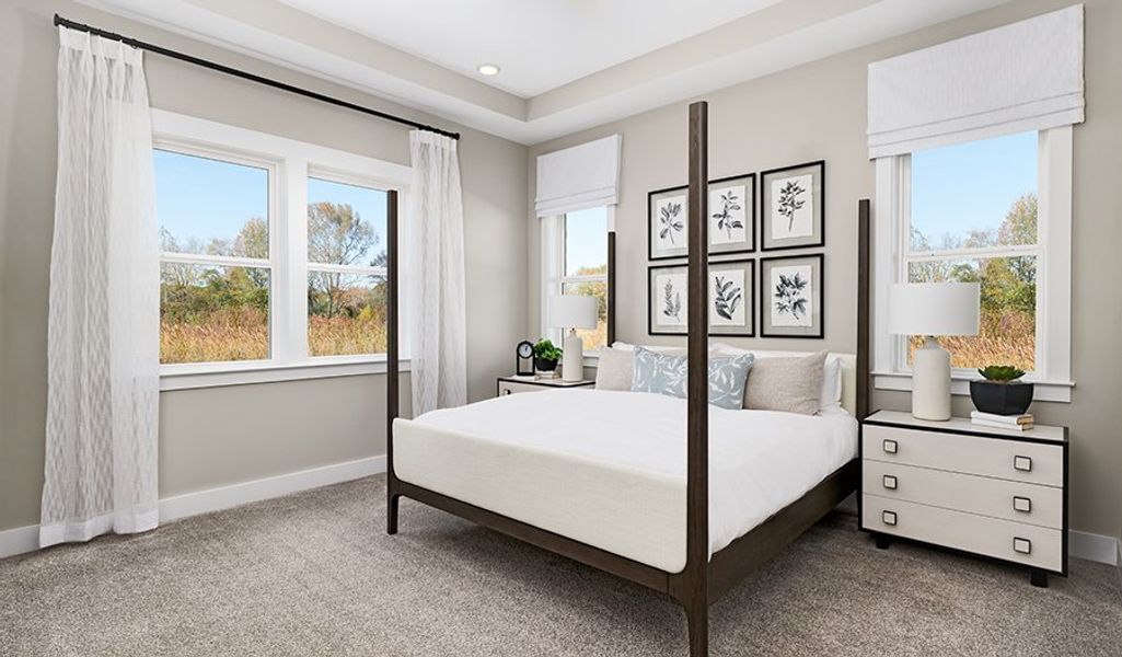 Furnished interior in a model home at The Ridge at Carter's Station in Columbia (Image 6).