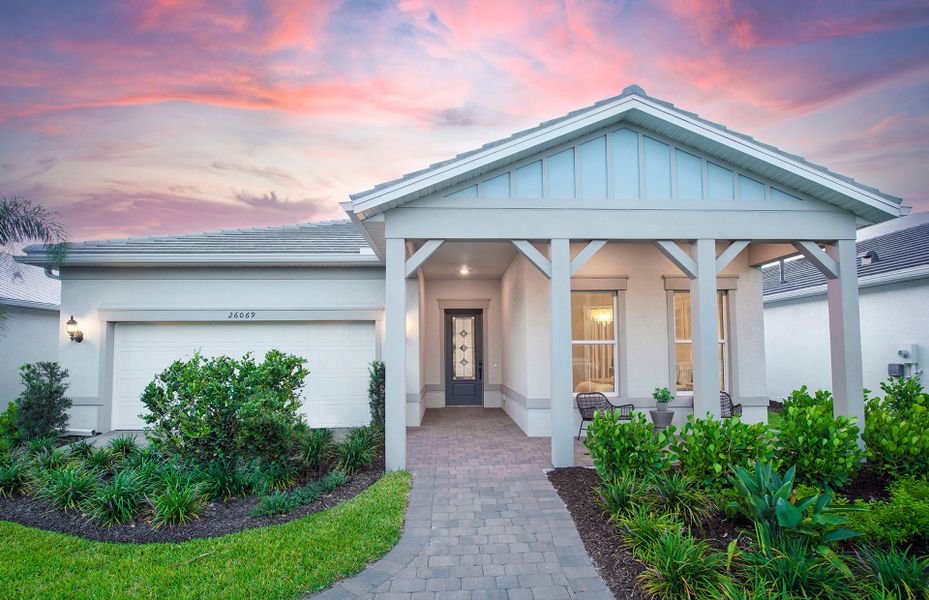 Unique Architecture in resort lifestyle community with modern homes for sale in Naples, FL