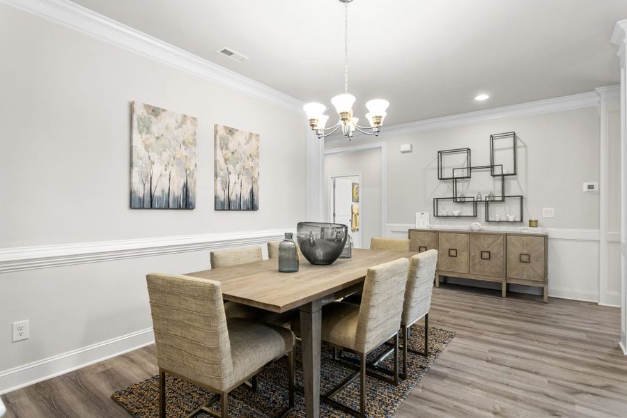 Furnished interior in a model home at Northborough in Colfax (Image 8).