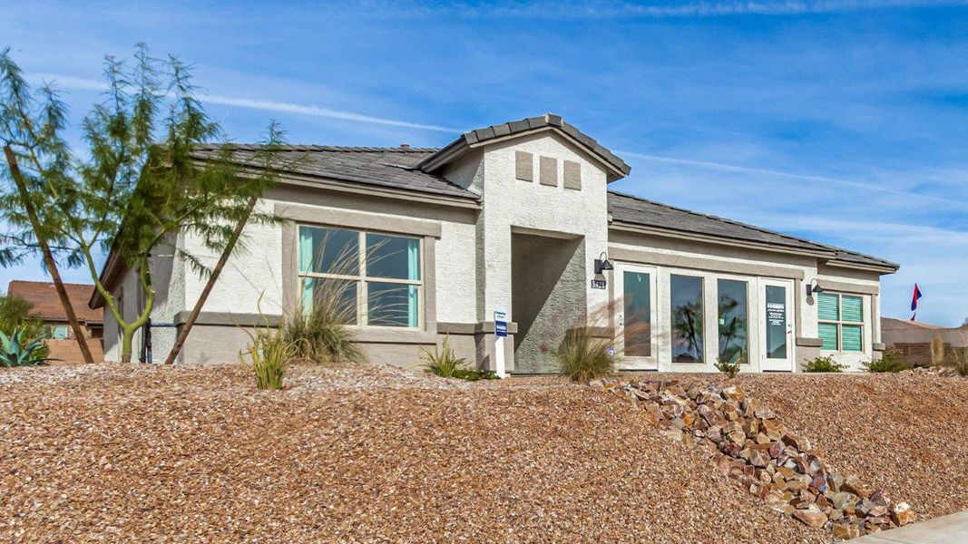 Front exterior of a home in the Tortolita Trails community, located in Marana, AZ (Image 19).