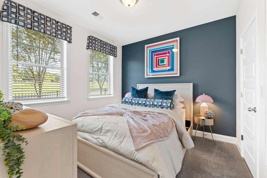 Furnished interior in a model home at Towns at Enclave in Lawrenceville (Image 6). Furnished interior in a model home at Towns at Enclave in Lawrenceville (Image 6).
