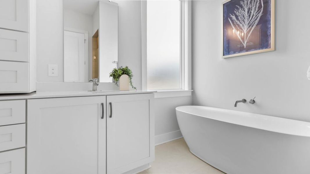 Furnished interior in a model home at Pinebrook in Woodruff (Image 32).