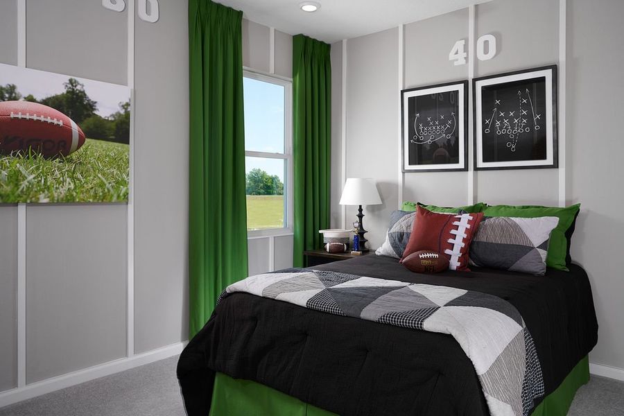 Furnished interior in a model home at Tamarack at Two Rivers in Zephyrhills (Image 57).