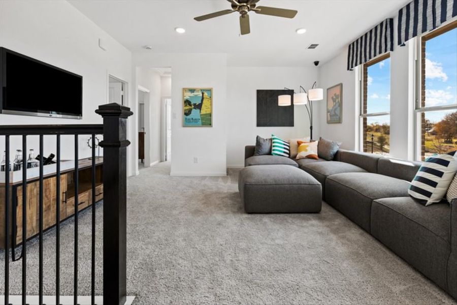 Furnished interior in a model home at Azalea in Pattison (Image 8).