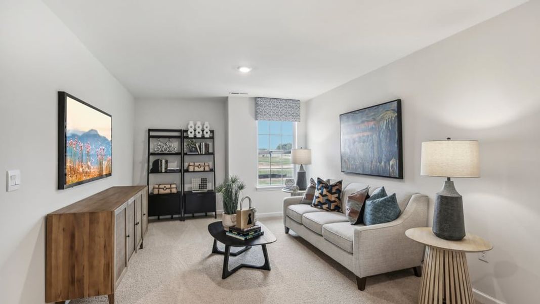 Furnished interior in a model home at Collinswood in Aberdeen (Image 19).
