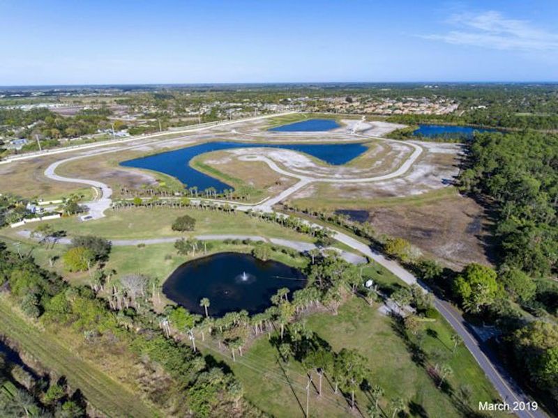 Site preparation and early development at Bent Pine Preserve in Vero Beach, FL (Image 75).