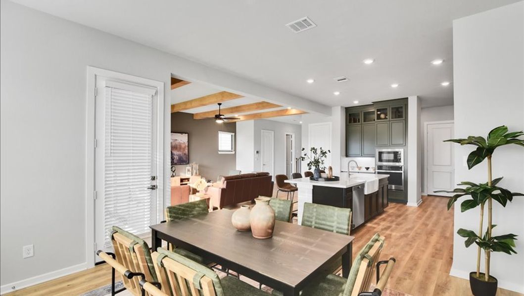 Furnished interior in a model home at Summer Place  35' in Montgomery (Image 43).