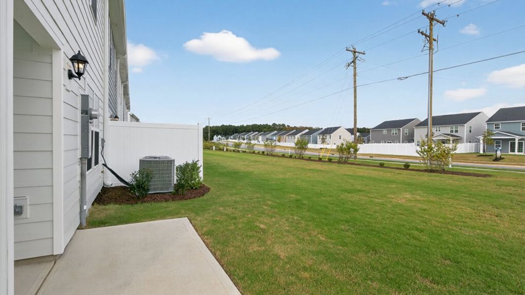 Exterior details of a home in The Townes at Belle Grove, Wendell (Image 19).