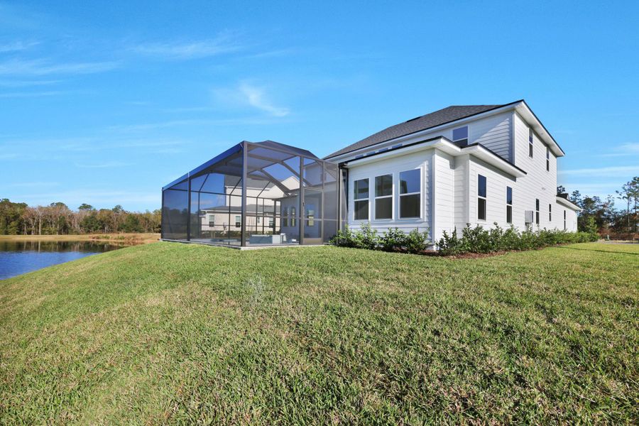Exterior details of a home in Hidden Creek at SilverLeaf, St. Augustine (Image 24).