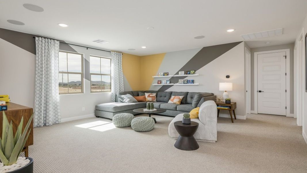 Furnished interior in a model home at Eminence at Alamar in Avondale (Image 22).
