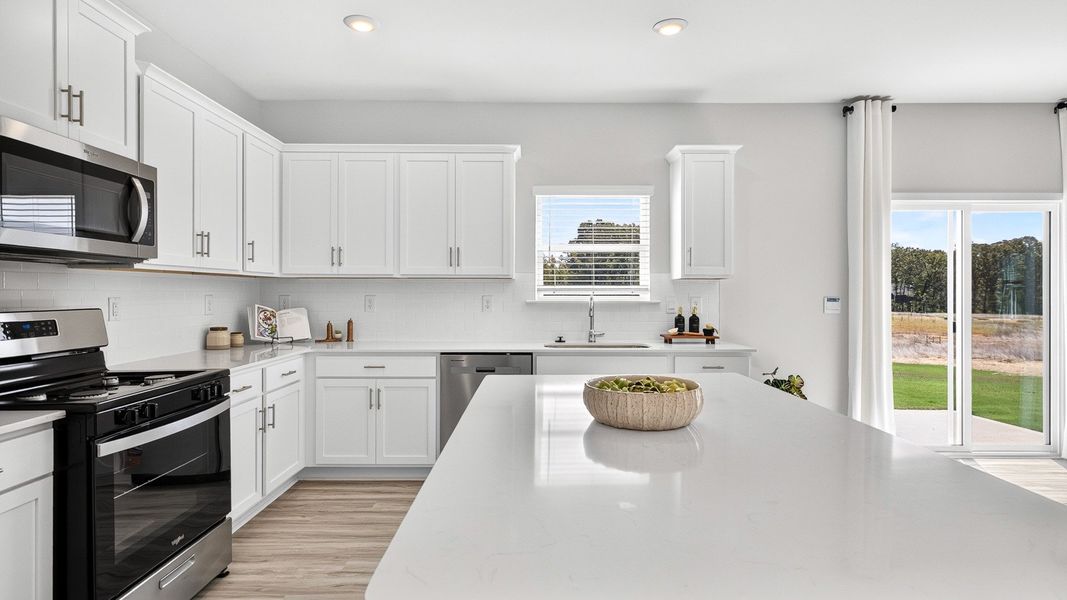 Furnished interior in a model home at Twinleaf Meadows in Monroe (Image 9).