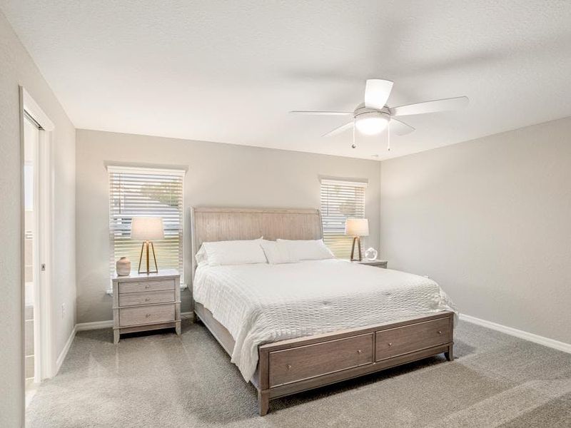 At day`s end, retreat to your private owner`s suite - Parker model home in Silver Springs Shores