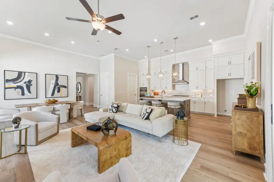 Furnished interior in a model home at Aberdeen in Hoschton (Image 6). Furnished interior in a model home at Aberdeen in Hoschton (Image 6).