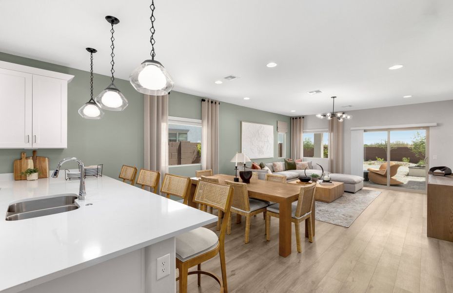 Furnished interior in a model home at Alamar in Tolleson (Image 34).