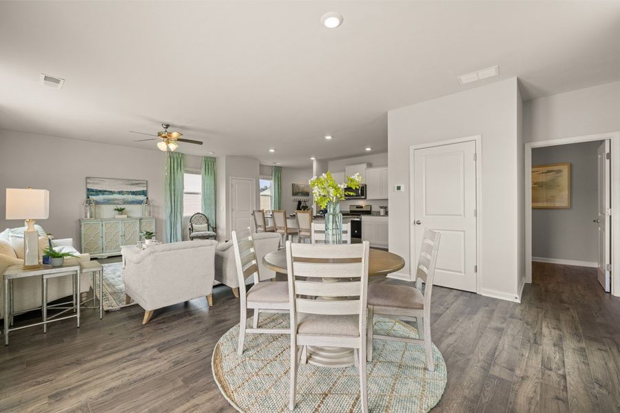 Furnished interior in a model home at The Islands in Beech Island (Image 15).