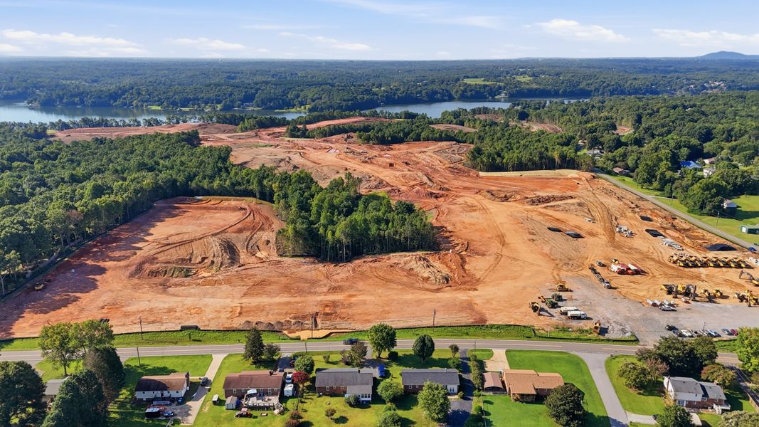 Site preparation and early development at Esplanade at Lake Hickory in Taylorsville, NC (Image 13).