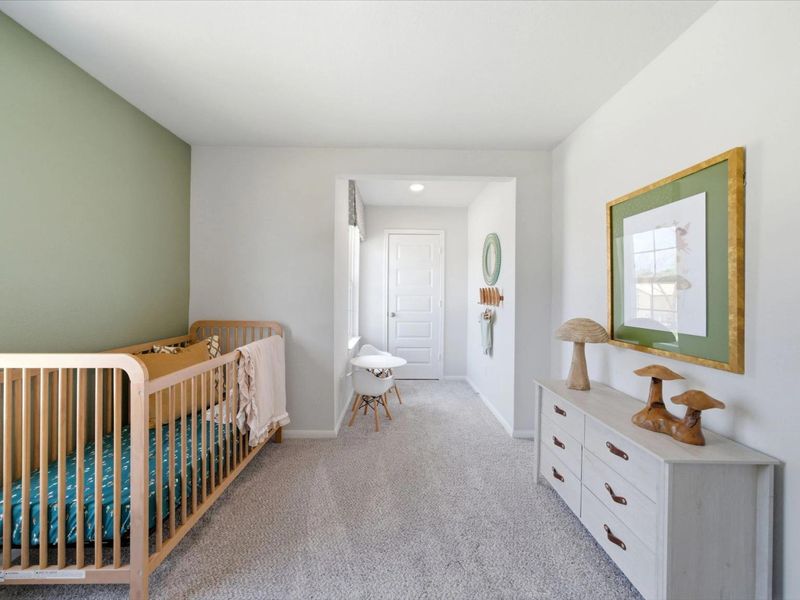 Furnished interior in a model home at Caney Creek Place in Conroe (Image 26).