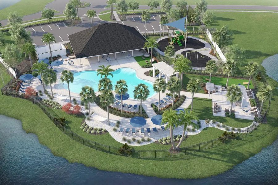 Image 1 of the Sawgrass Lakes master-planned community in Parrish, FL.